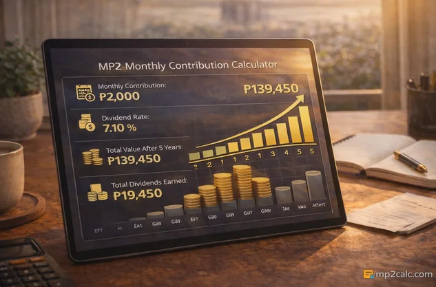 MP2 Monthly Contribution Calculator